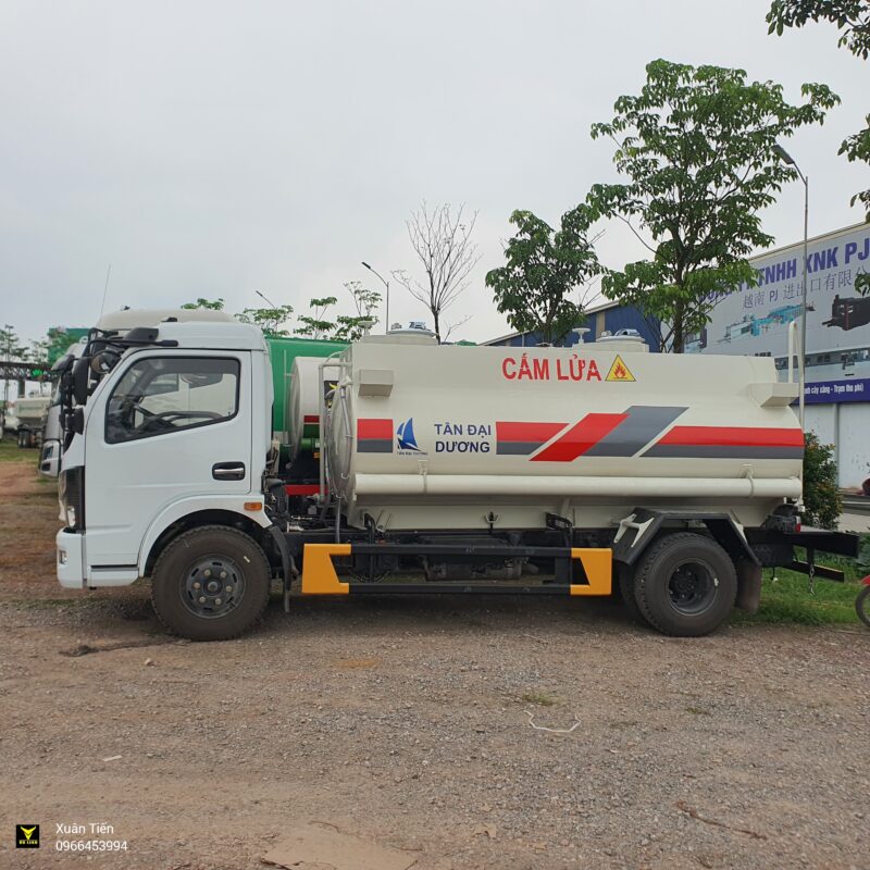 Xe bồn Dongfeng chở xăng dầu 6 khối