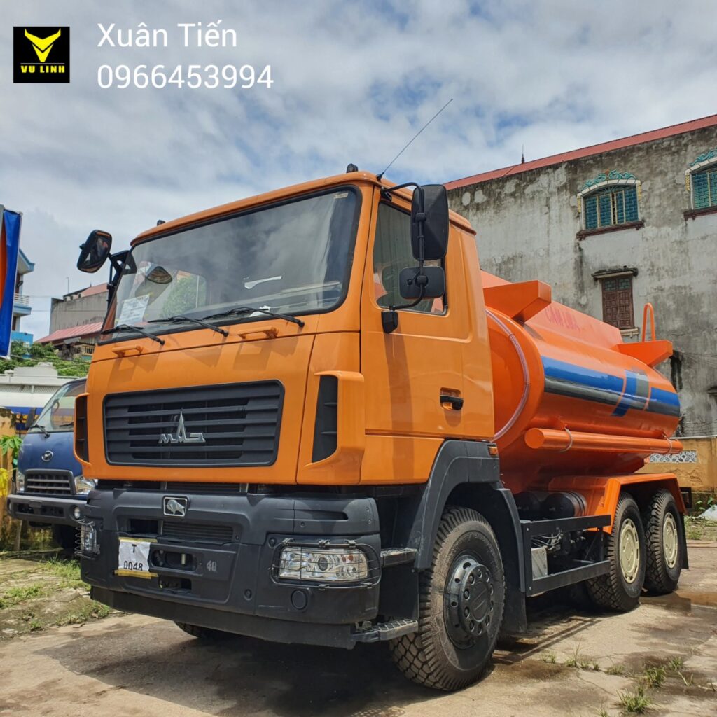 Xe bồn Maz chở xăng dầu 12 khối