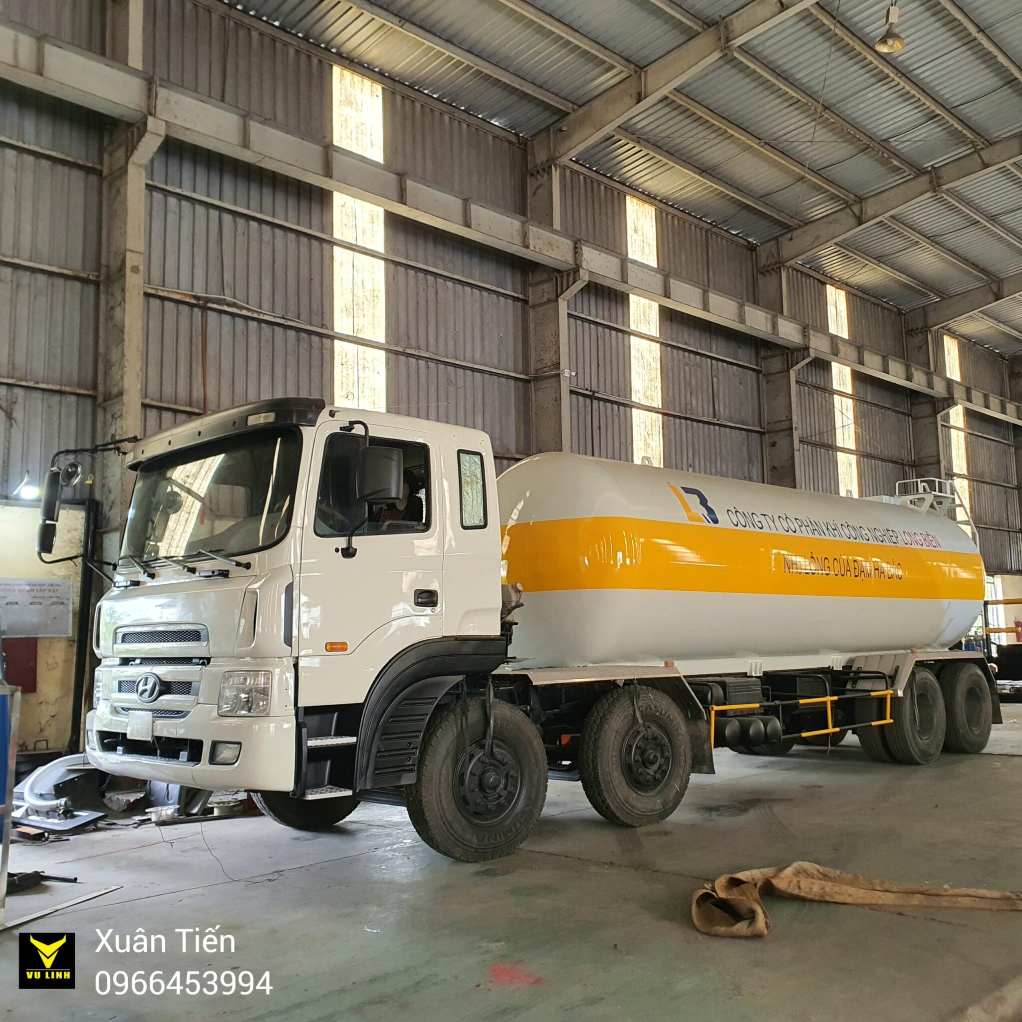 Xe Bồn Hyundai Chở Khí NH3 24 Khối