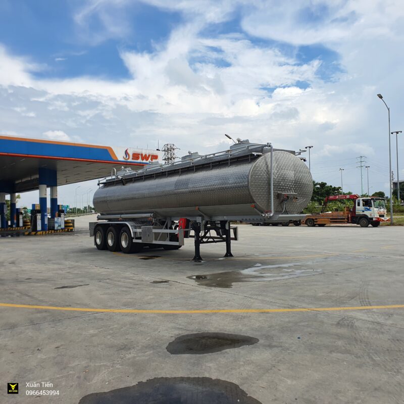 Sơ mi rơ mooc bồn chở Methanol 38 khối