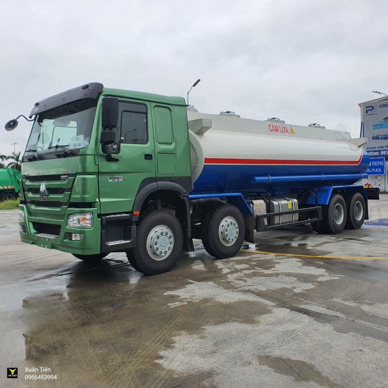 Xe Howo chở xăng 21 khối