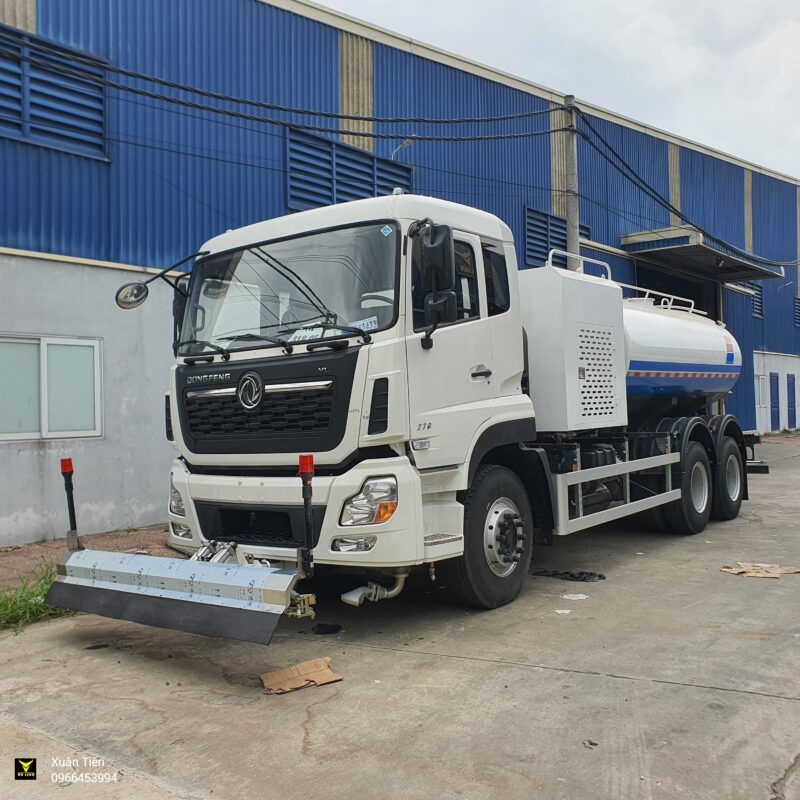 Xe Dongfeng phun nước áp lực cao 12 khối