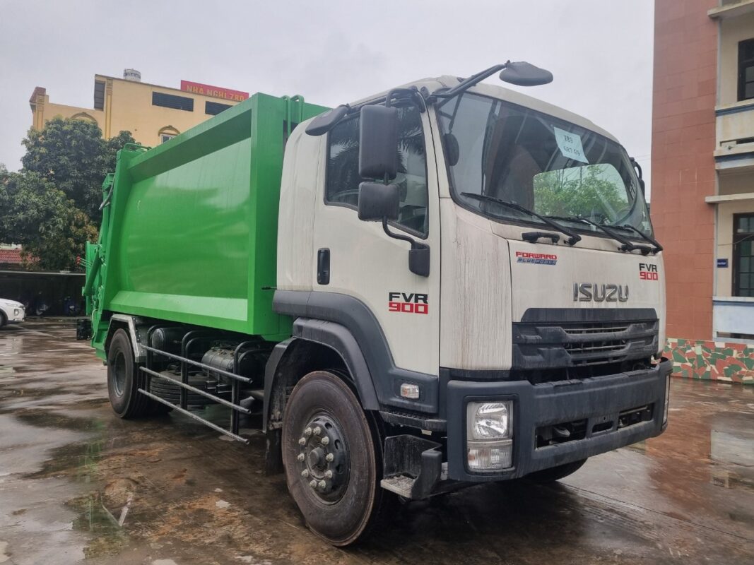 Xe Isuzu ép rác 14 khối