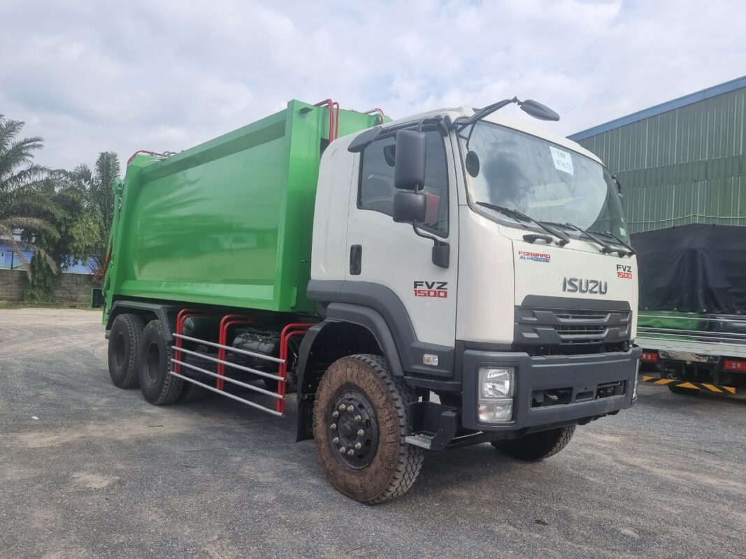 Xe Isuzu ép rác 22 khối