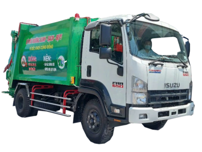 Xe Isuzu ép rác 9 khối