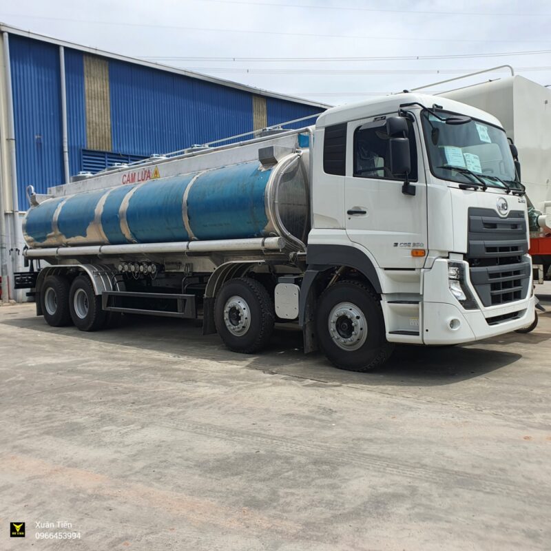 Xe Ud bồn nhôm chở xăng 24 khối