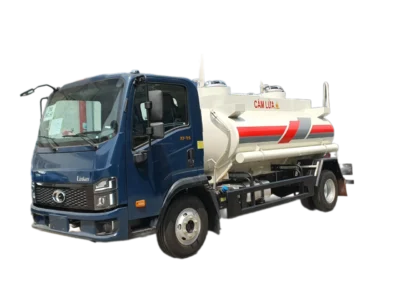 Xe bồn Thaco Linker chở xăng dầu 5 khối