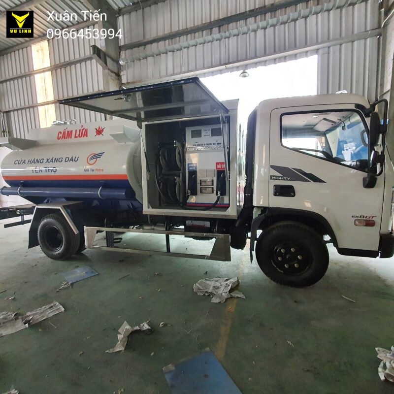 Cột bơm xe cấp lẻ xăng dầu 6 khối