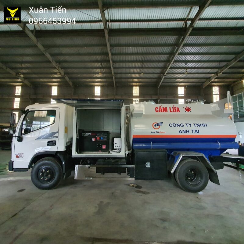 Máy phát điện xe cấp lẻ xăng dầu 6 khối
