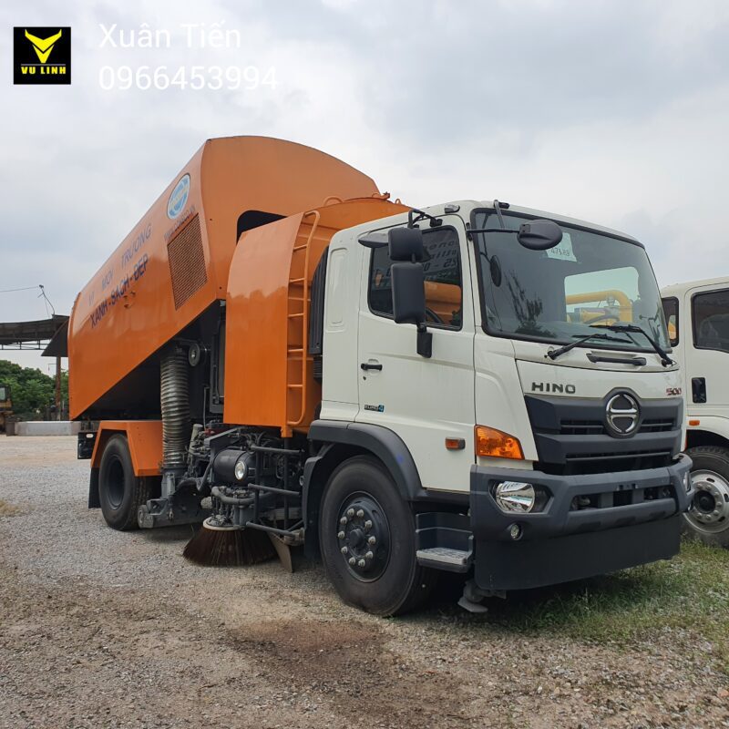 Xe Quét Đường Hino 13 Khối