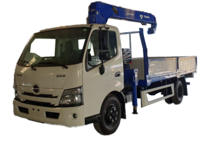 Xe ô tô tải Hino gắn cẩu 3 tấn 4 đốt