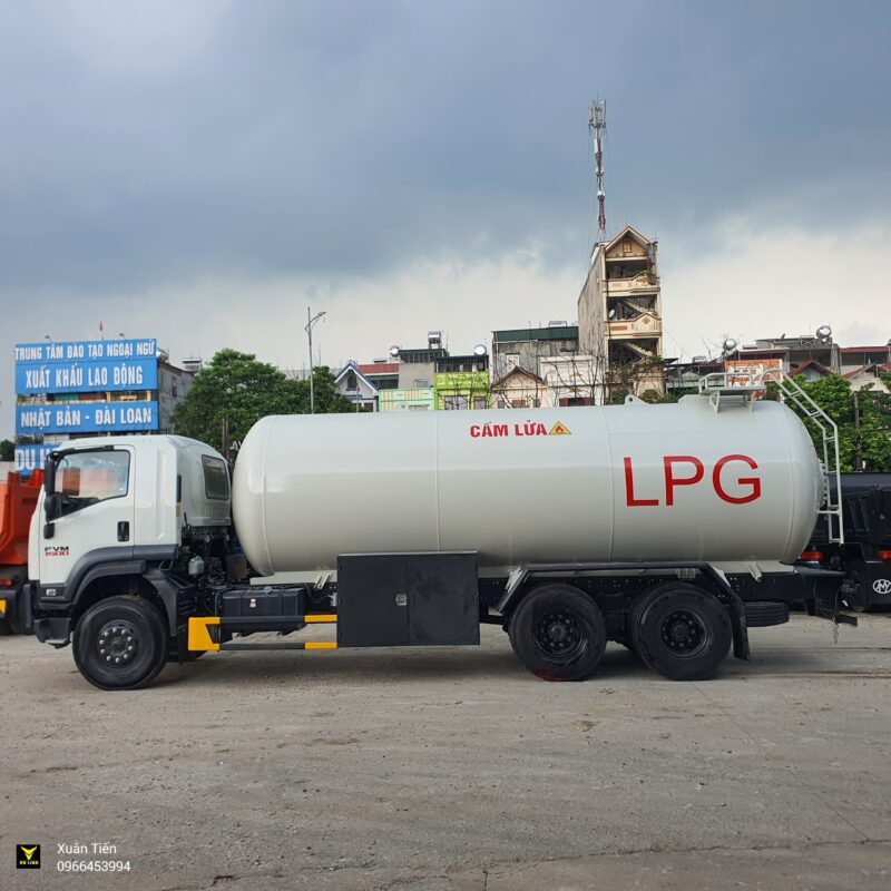Xe chở khí gas hóa lỏng 22 khối