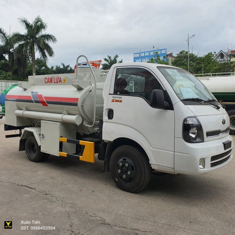 Xe bồn chở xăng dầu 3 khối KIA cấp lẻ nội bộ