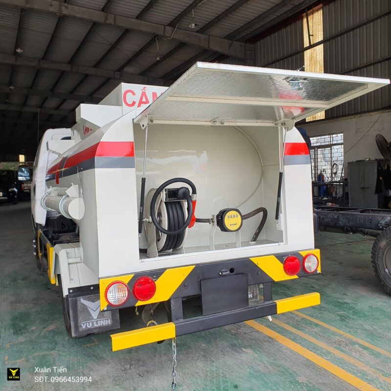 Xe bồn chở xăng dầu 3 khối KIA cấp lẻ nội bộ