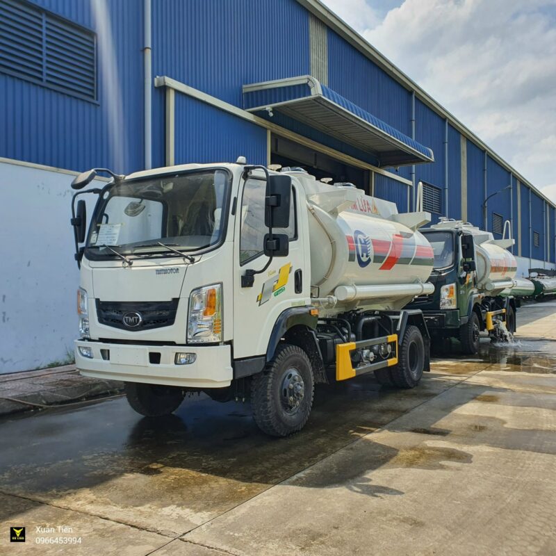 Xe TMT bồn Chở Xăng 6.6 khối cấp lẻ nội bộ