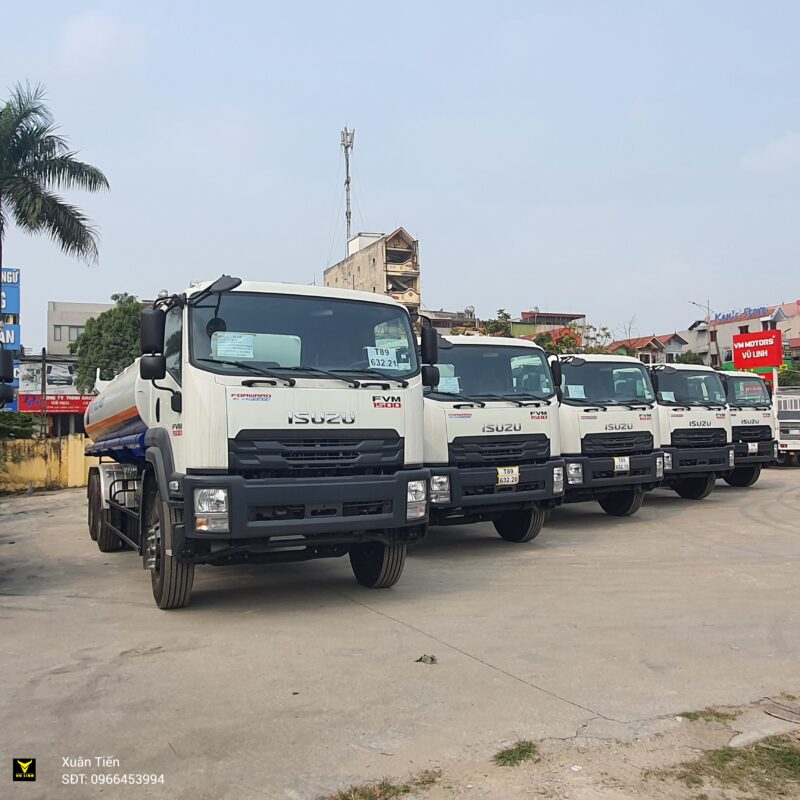 Xe bồn chở xăng ISUZU fvm 18 khối