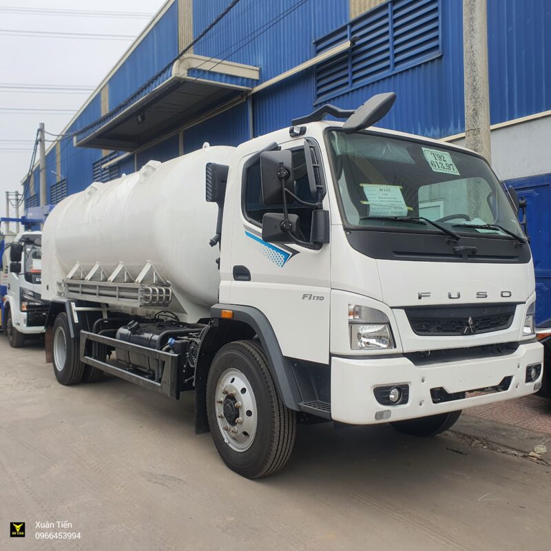 Xe Fuso chở khí oxy hóa lỏng 5 khối