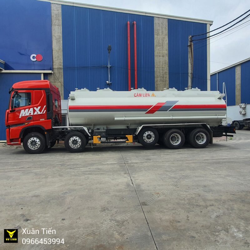 Xe bồn Howo max chở xăng 26 khối