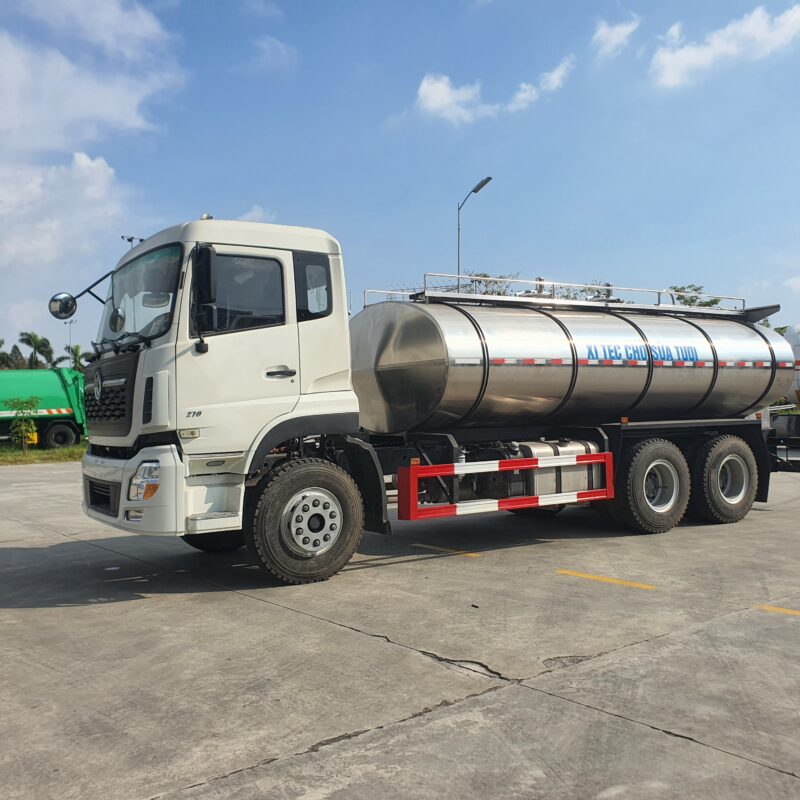 Xe Dongfeng chở sữa 12 khối